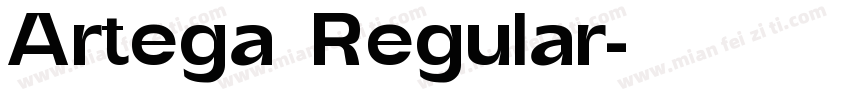 Artega Regular字体转换